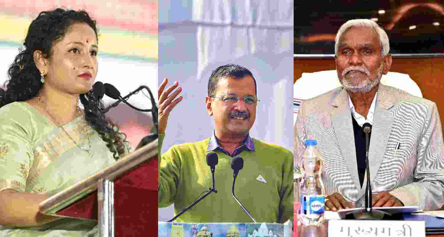 Kalpana, Champai Soren slam BJP for autocratic rule, support Kejriwal