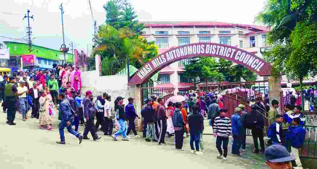 The KHADC office in Shillong, Meghalaya. The tribal council has denied Blinkit a trading licence, citing concerns over the impact of quick-commerce operations on local retailers.
