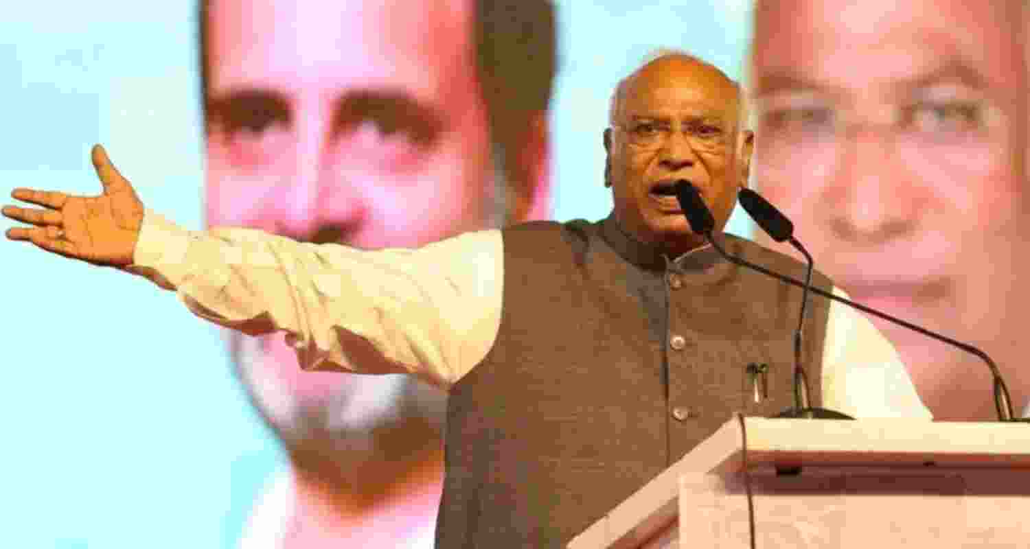 Kharge gives call for campaign to restore ballots