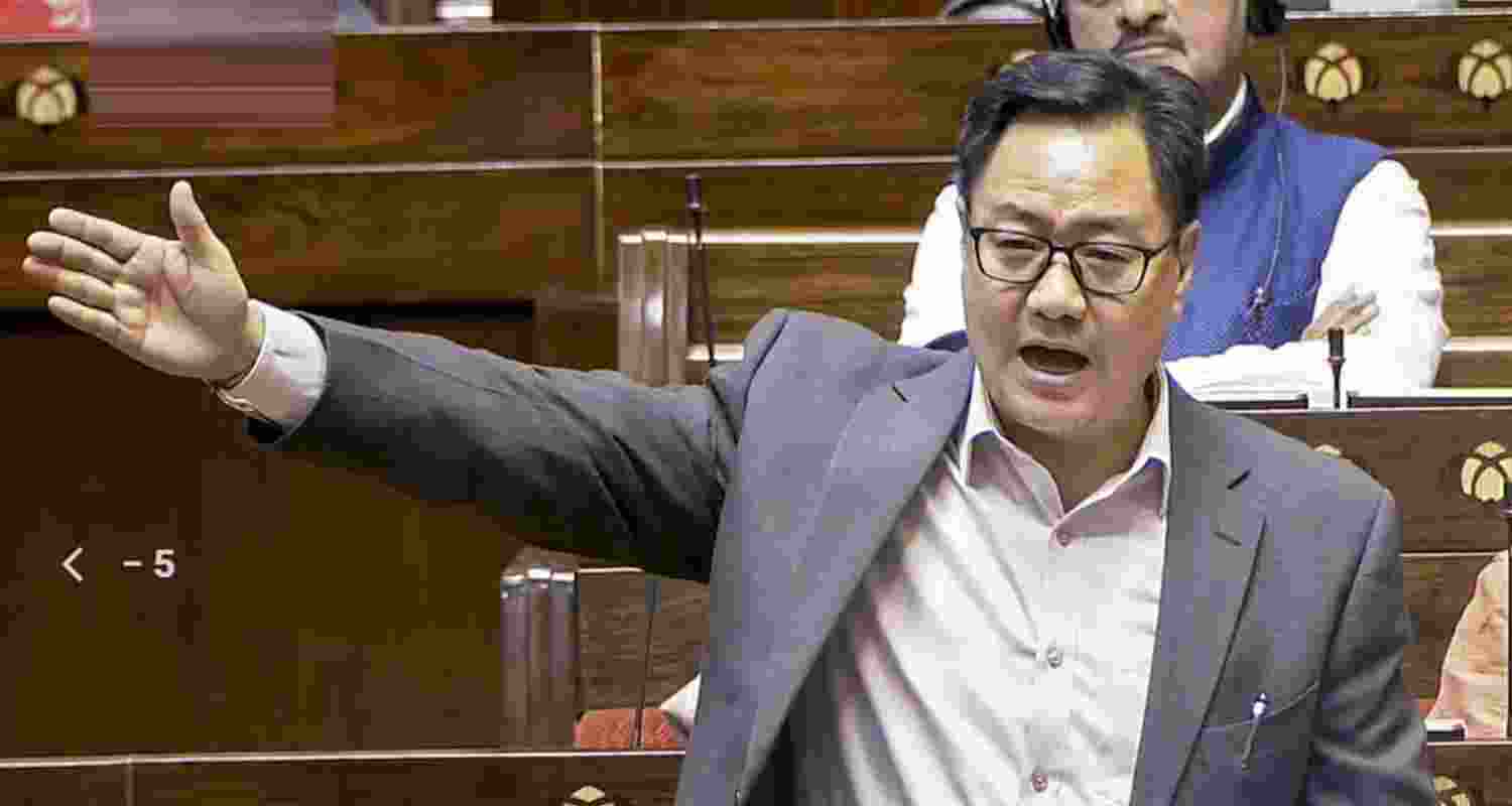 Union Minister for Parliamentary Affairs Kiren Rijiju. 