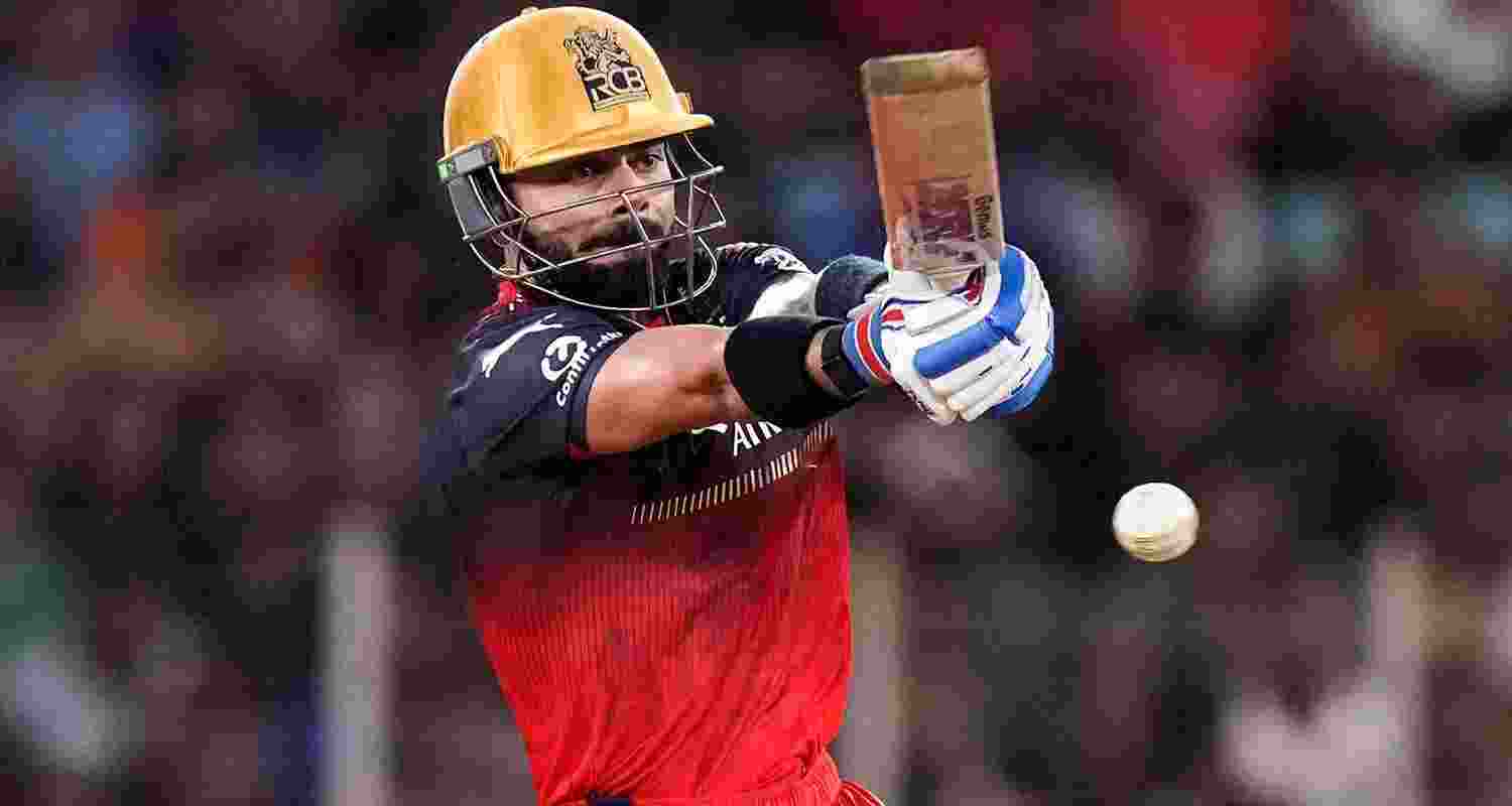 The spotlight of the RCB innings was on Virat Kohli.