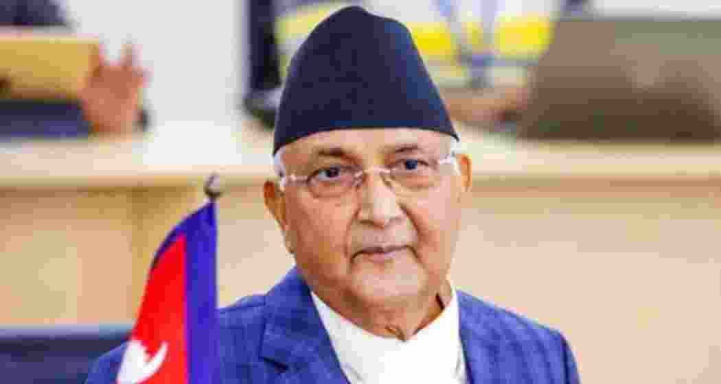 Nepalese Prime Minister K P Sharma Oli.  
