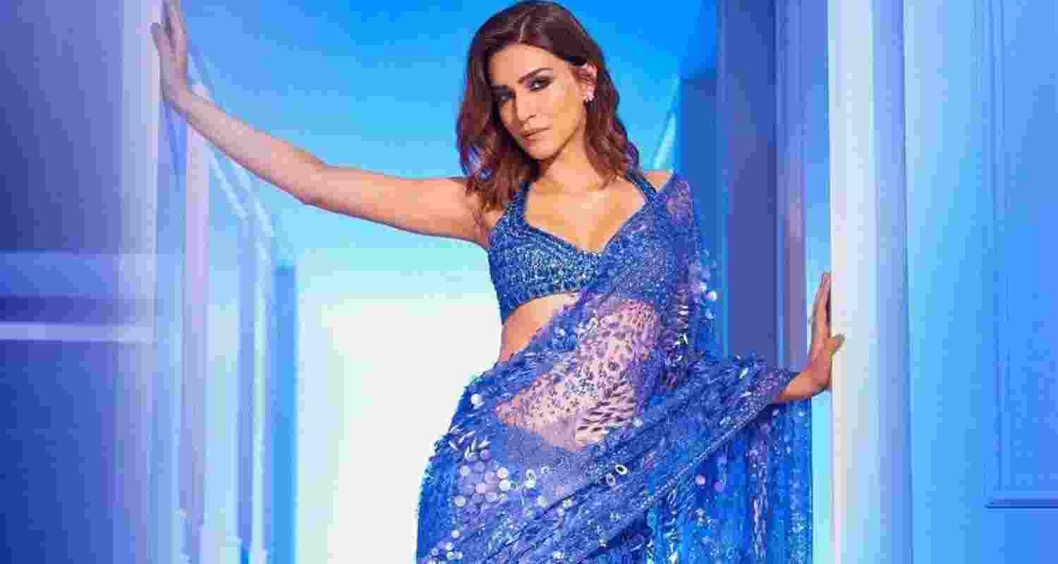 Kriti Sanon poses in a photoshoot in an instagram post.