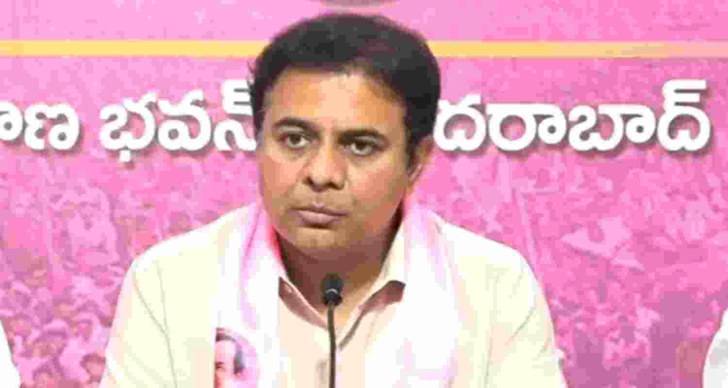 BRS working president KT Rama Rao.