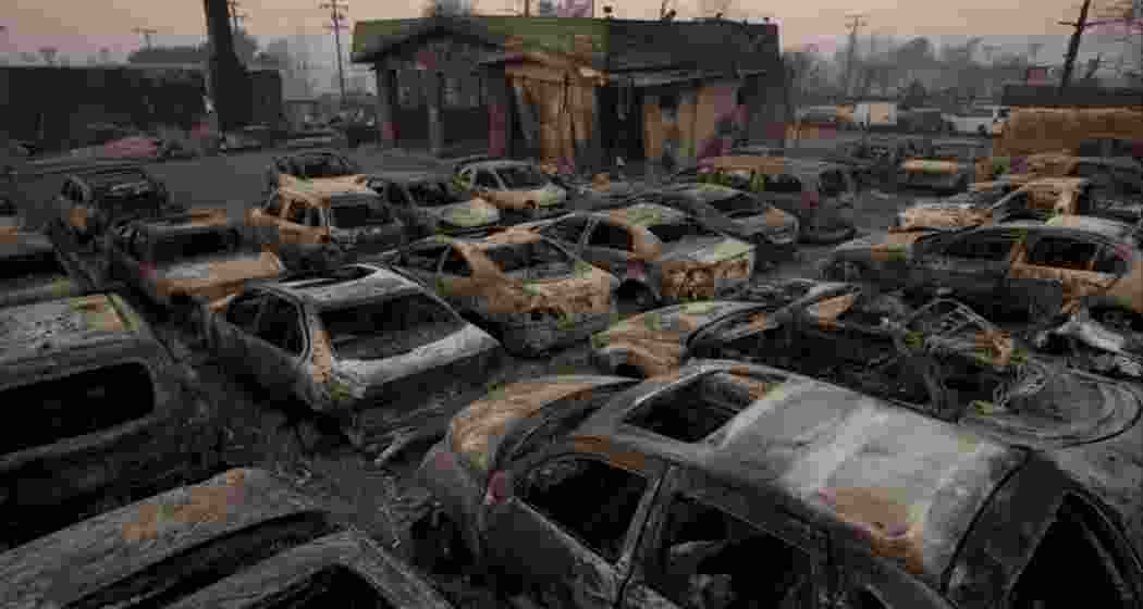 The aftermath of the devastating wildfire in Los Angeles which claimed 24 lives, leaving thousands displaced amid widespread destruction of homes and property.