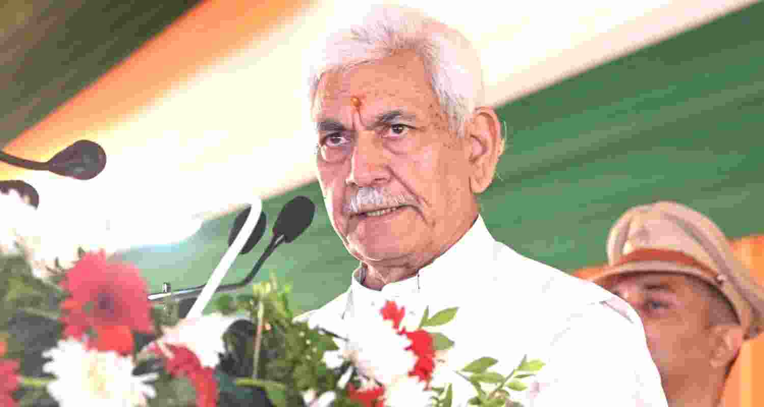 Jammu and Kashmir Lieutenant Governor Manoj Sinha - file image.