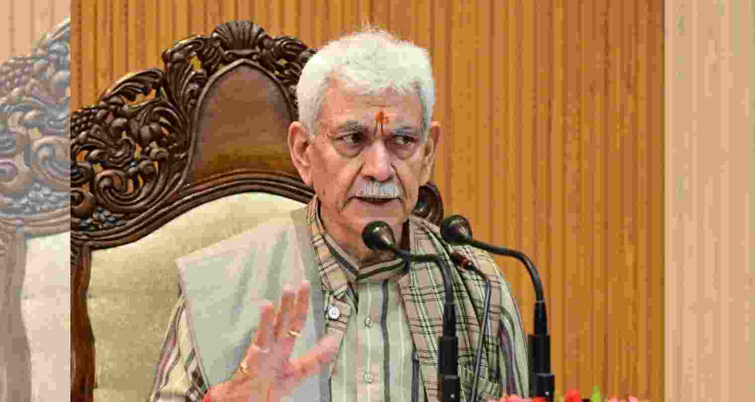 Lieutenant Governor Manoj Sinha. 