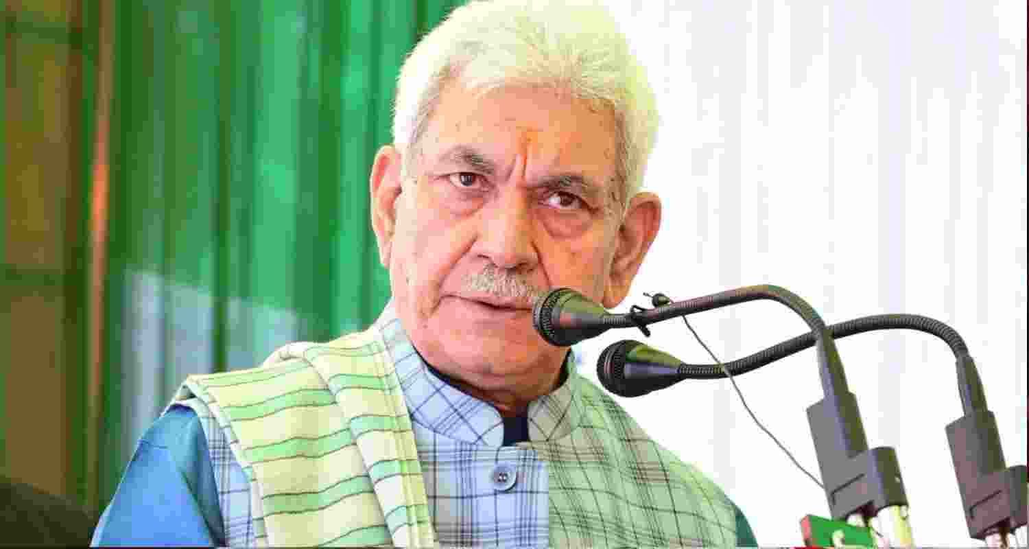 Lieutenant Governor Manoj Sinha.