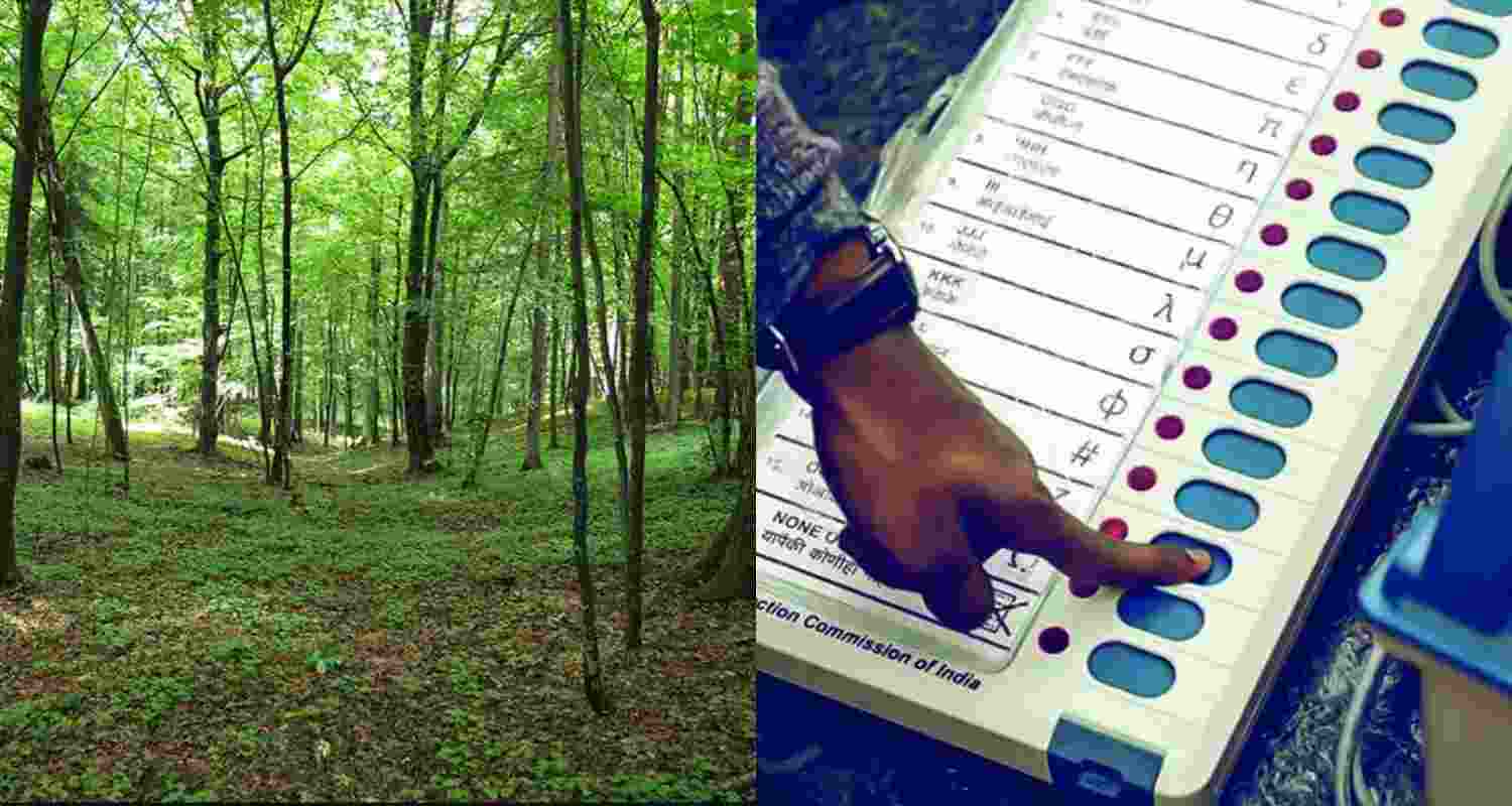 Maharashtra poll officials trek 107 kms to help two elderly men vote Maharashtra poll officials trek 107 kms to help two elderly men vote