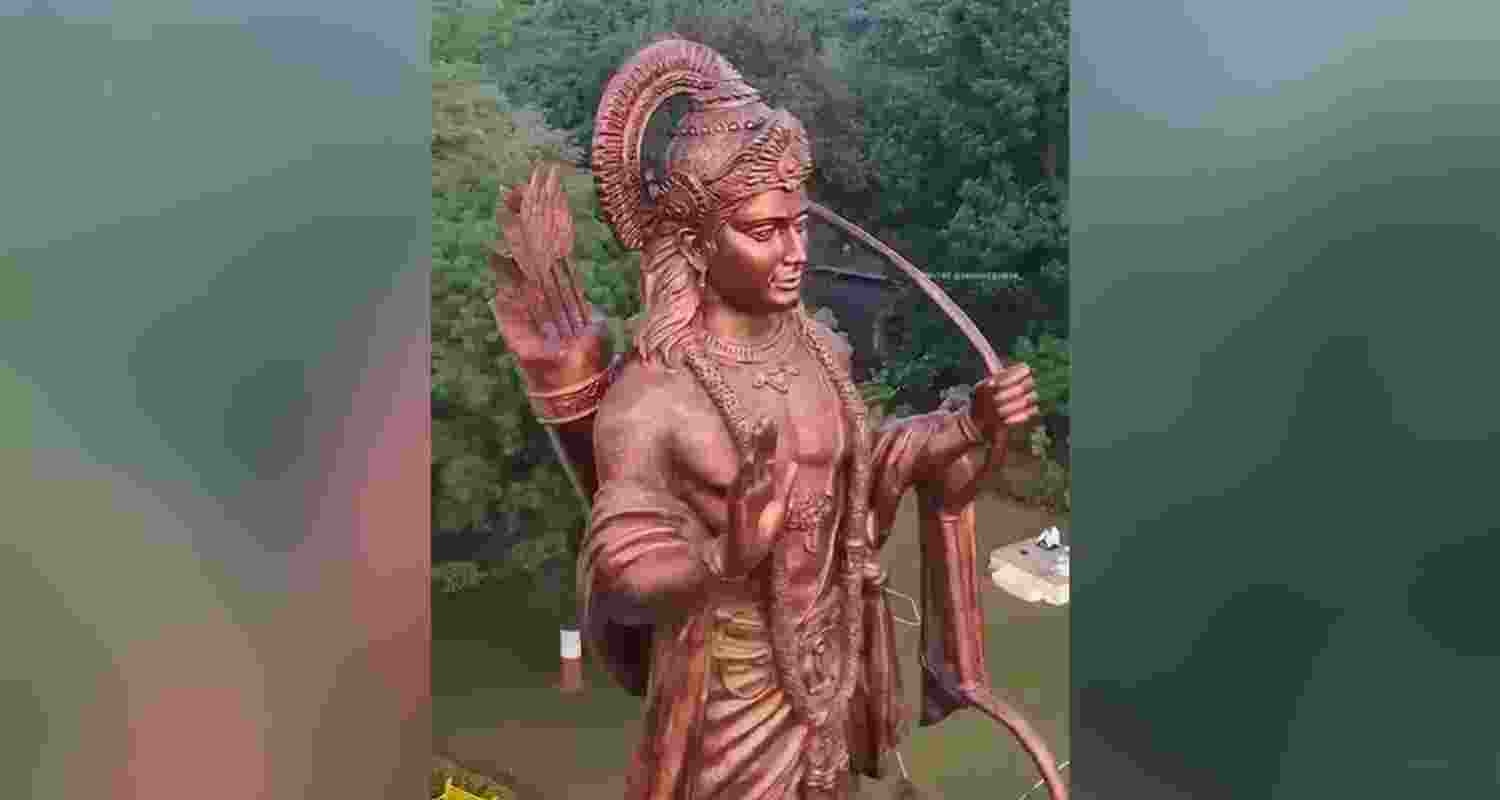 70-foot tall statue of Lord Ram unveiled in Nashik's Tapovan