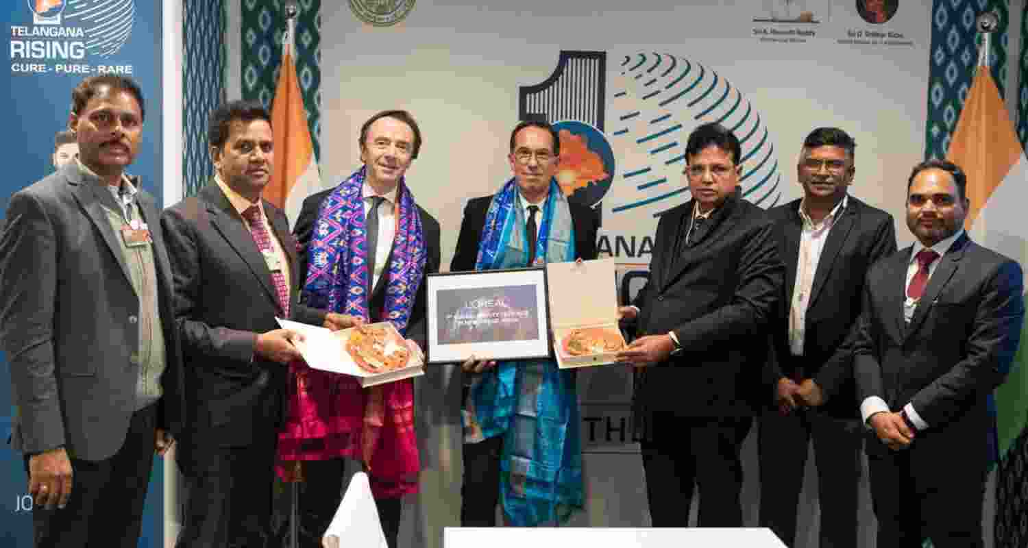 At WEF 2026, CM A Revanth Reddy-led delegation secured a landmark win as L’Oréal will set up the world’s first Beauty-Tech Global Capability Centre (GCC) in Hyderabad, which is to be inaugurated in November 2026.