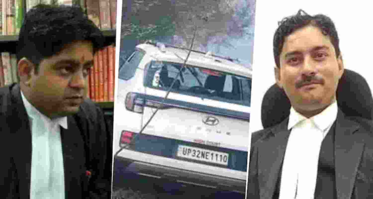 Two lawyers drown after car plunges into pond in Lucknow