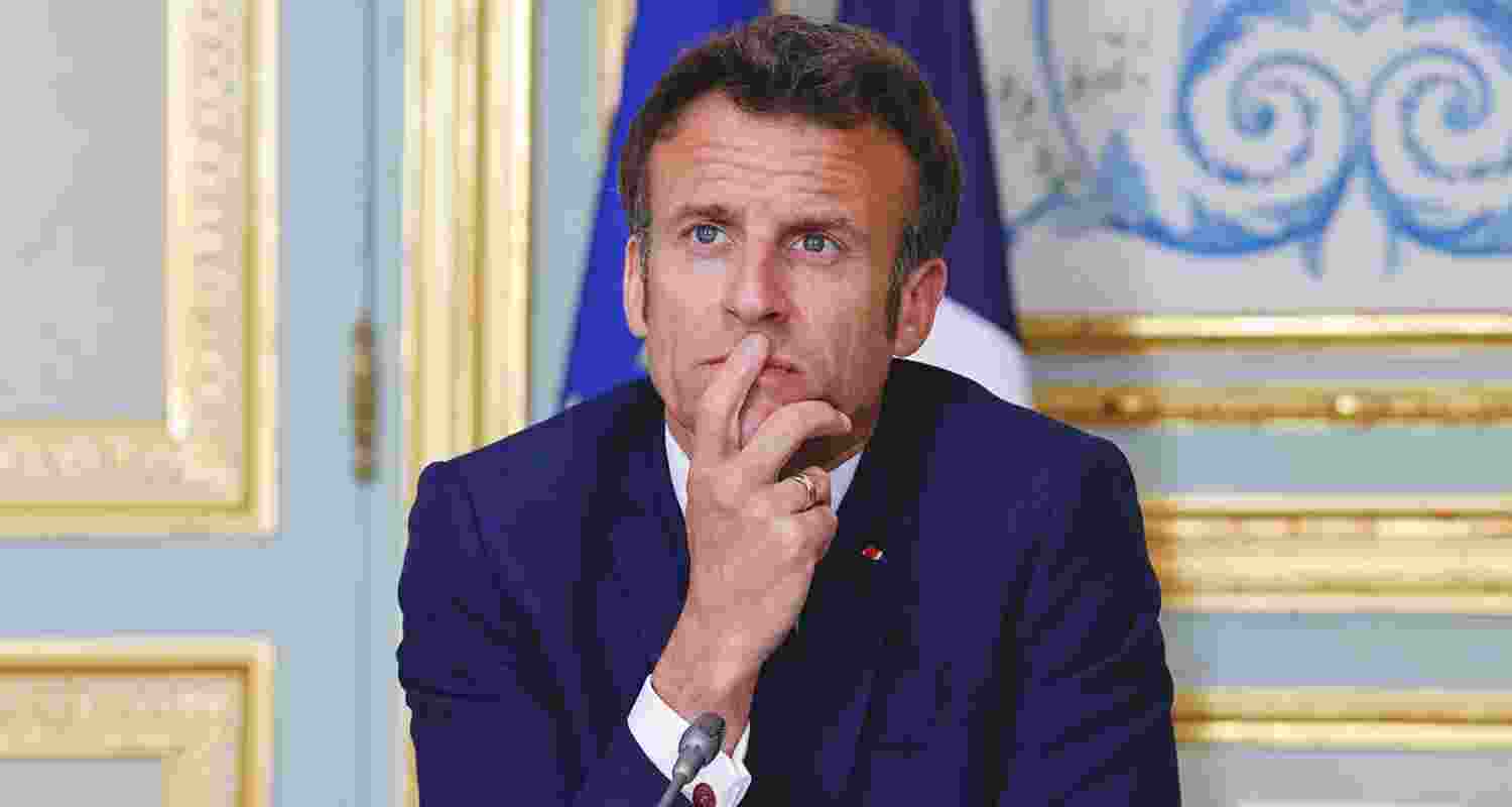 French President Emmanuel Macron.