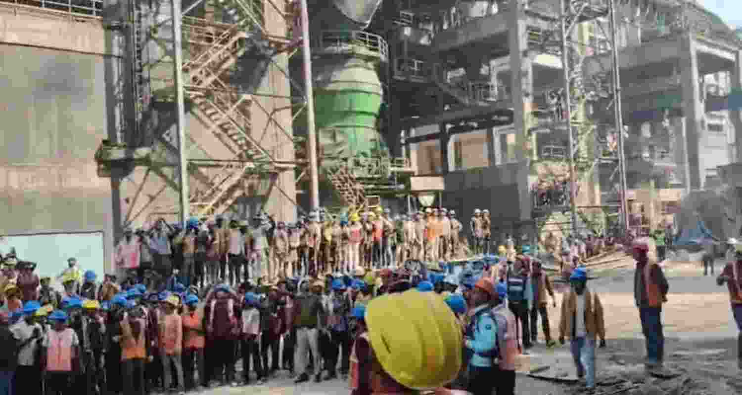 A view of the accident spot.