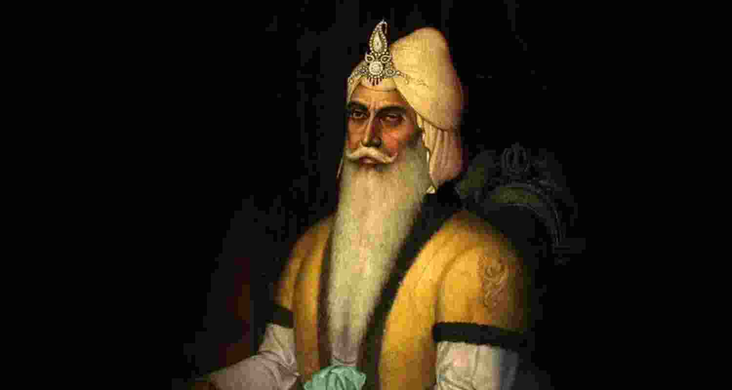 Maharaja Ranjit Singh, the 19th-century founder of the Sikh Empire.