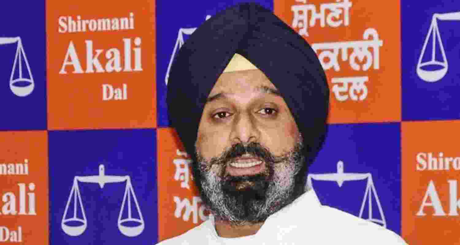 Shiromani Akali Dal leader Bikram Singh Majithia - file image.