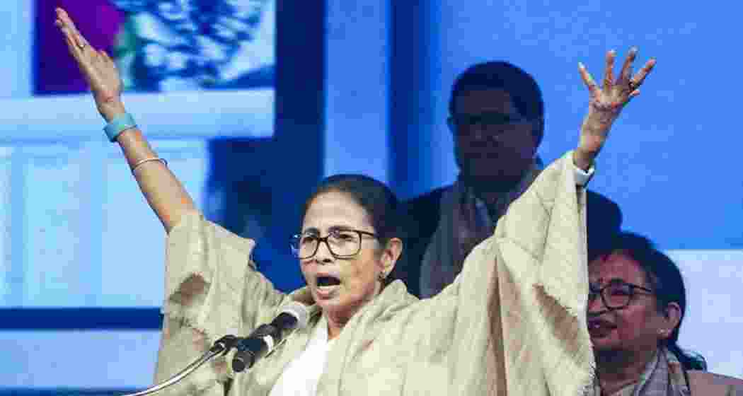 West Bengal Chief Minister Mamata Banerjee addresses a public meeting in Kolkata, West Bengal. (File photo)