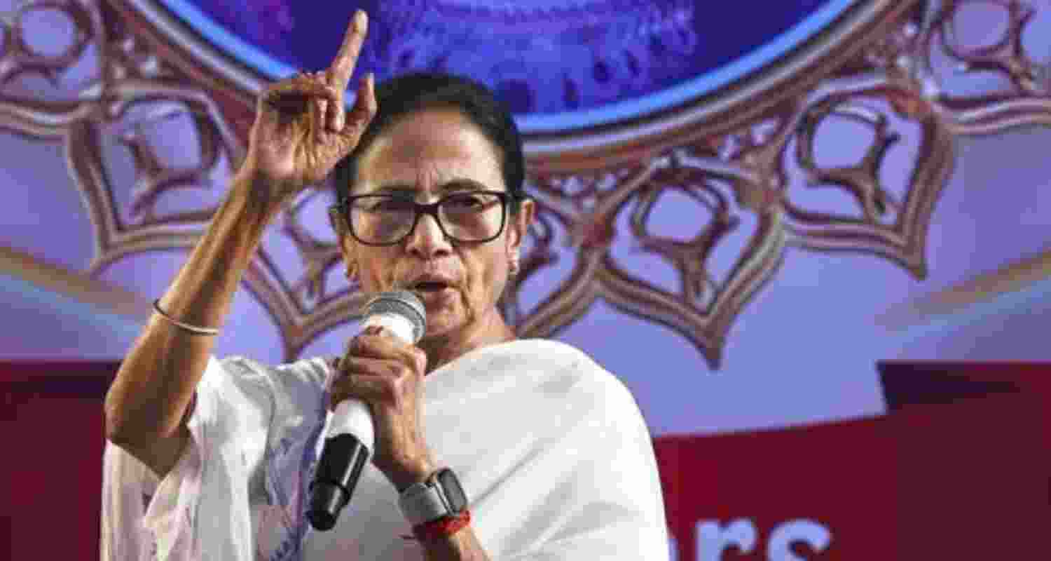 West Bengal Chief Minister Mamata Banerjee - file image.