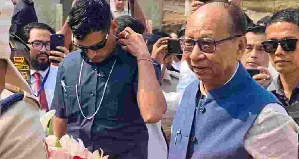 Manipur CM Y Khemchand Singh began a three-day Jiribam visit via NH-37 on Saturday.