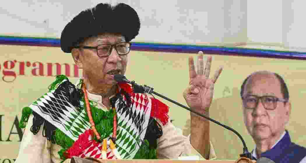 A file photo of Manipur Chief Minister Y. Khemchand Singh. 