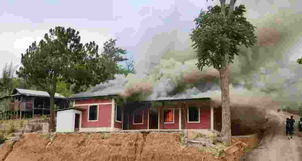 The home of BJP Minority Morcha leader Asker Ali was torched in Manipur’s Thoubal district by a mob angered by his support for the Waqf Amendment Act. (Representative image)