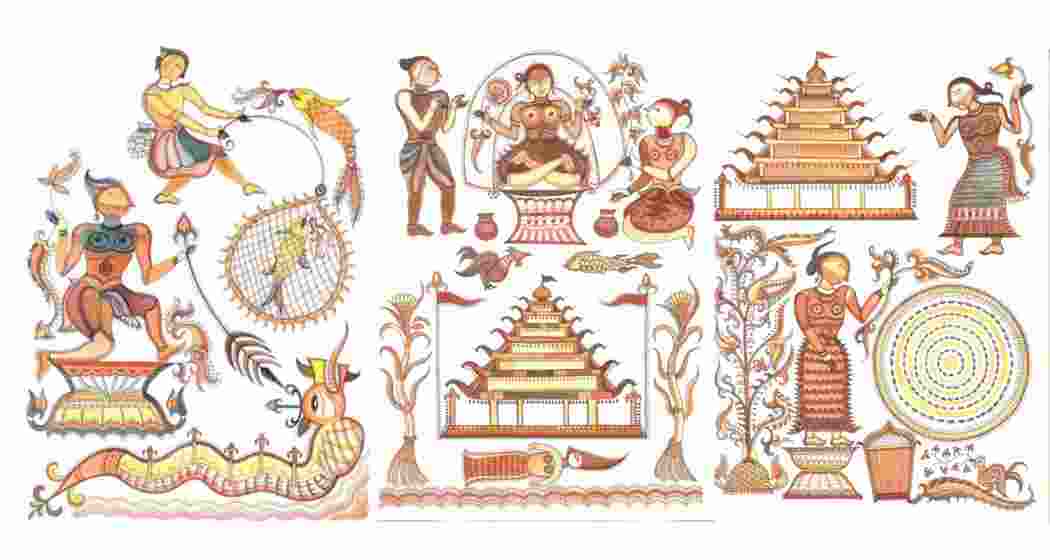 Manipur's Subika artworks on display.