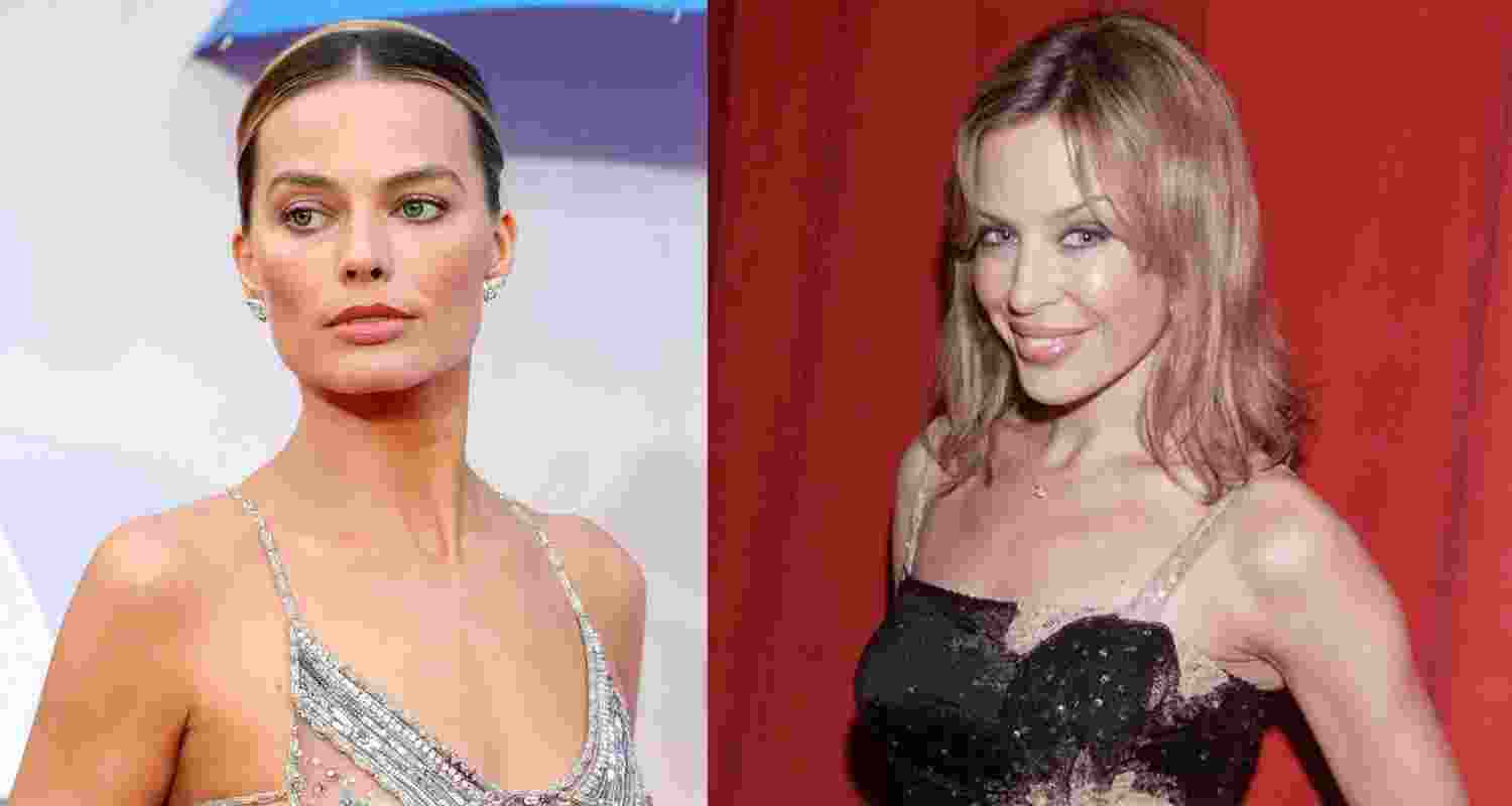 Actress Margot Robbie (left) and singer Kylie Minogue. File photos.