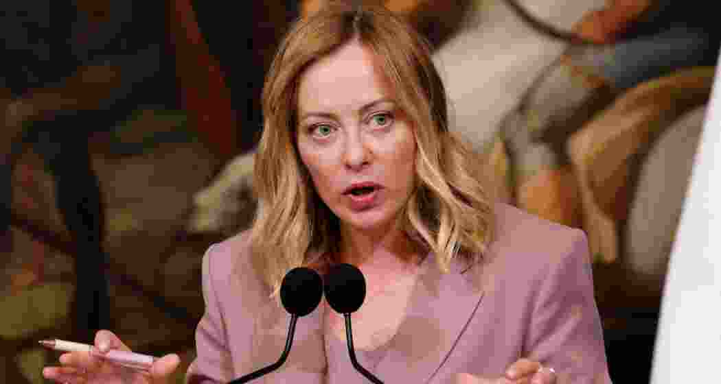 Italian Prime Minister Giorgia Meloni. 
