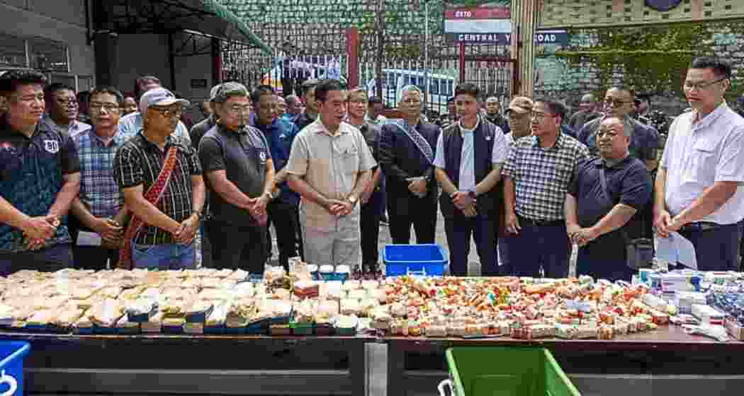 Lalduhoma joins members of the Central Young Mizo Association in destroying seized narcotics worth Rs 4.29 crore during an anti-drug drive event in Mizoram.(File photo)