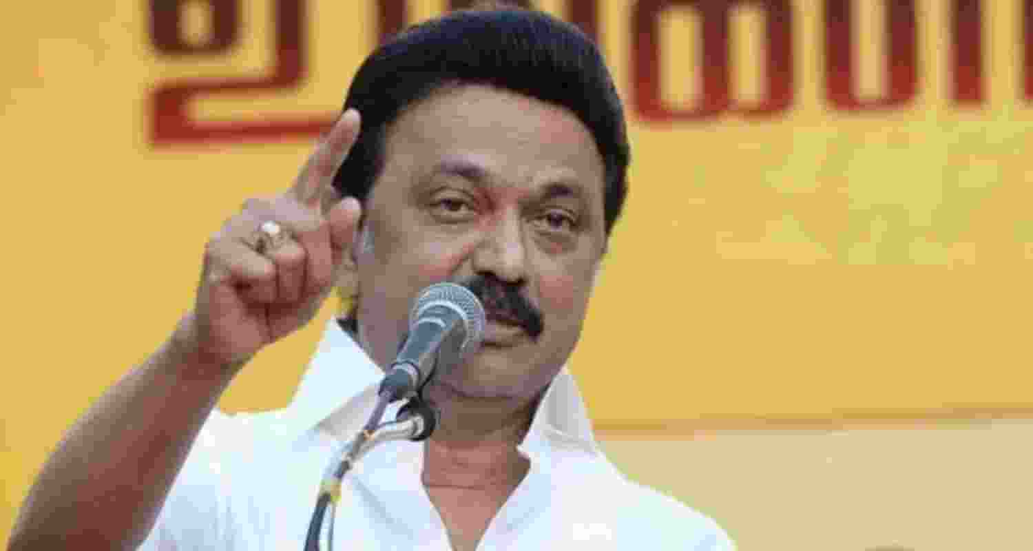 Tamil Nadu Chief Minister MK Stalin - file image. 