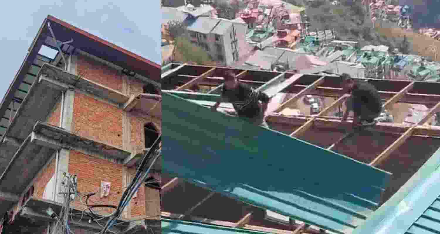 Demolition of three unauthorised storeys of Sanjauli mosque in Shimla begins. 