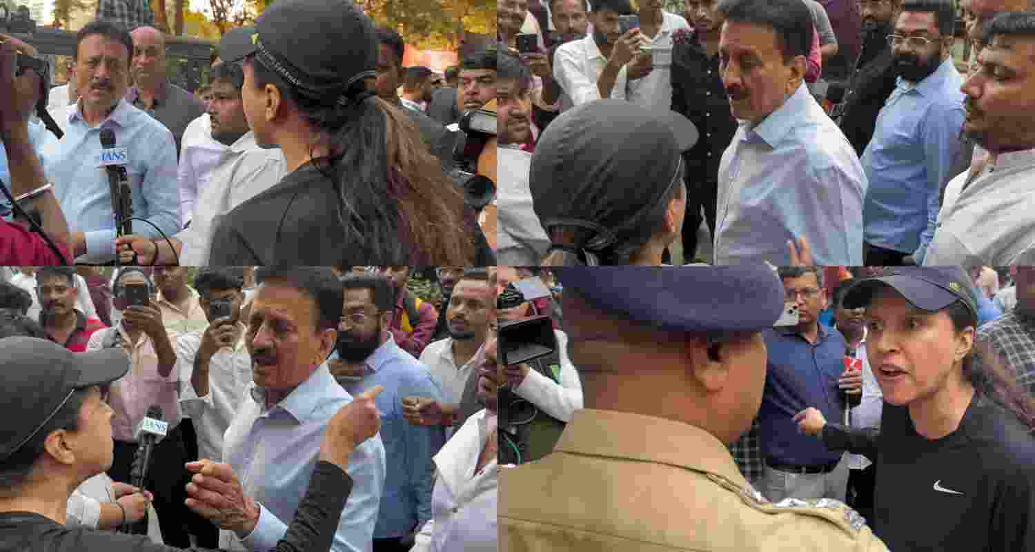 Traffic chaos at BJP rally in Mumbai’s Worli sparks woman’s outburst at minister Girish Mahajan; viral video fuels Opposition criticism.