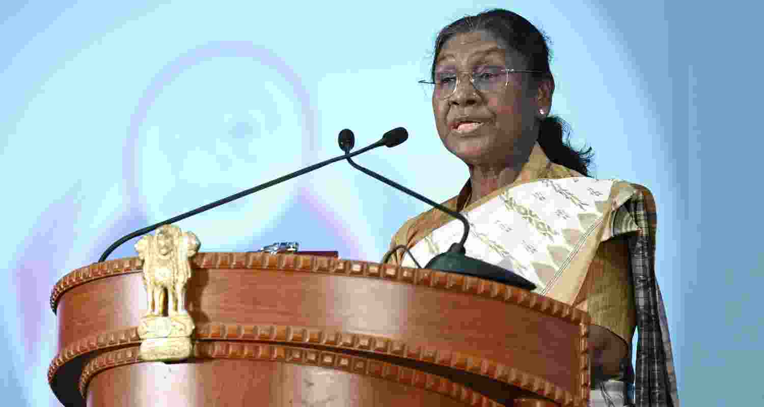 President Droupadi Murmu graced the 120th foundation day celebrations of City Union Bank at Chennai on Tuesday.