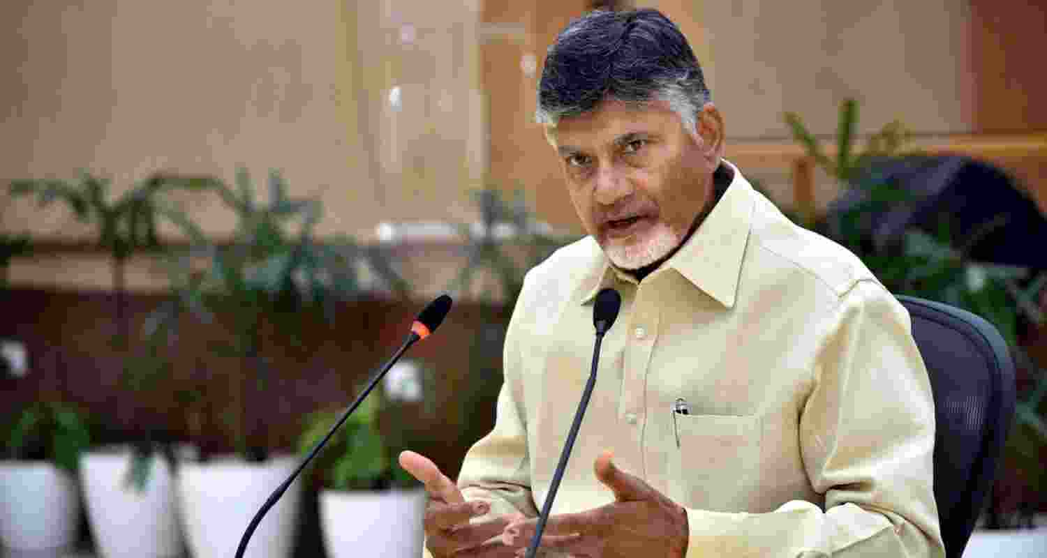 Andhra Pradesh Chief Minister N Chandrababu Naidu. 
