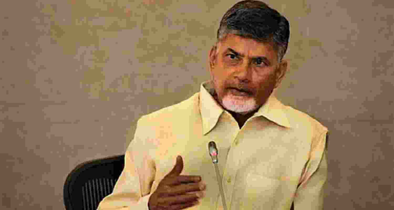 Andhra Pradesh Chief Minister N Chandrababu Naidu - file image.