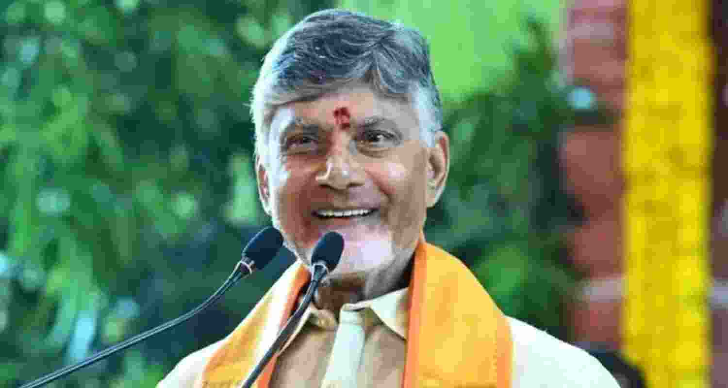 Andhra Pradesh Chief Minister N Chandrababu Naidu - file image.