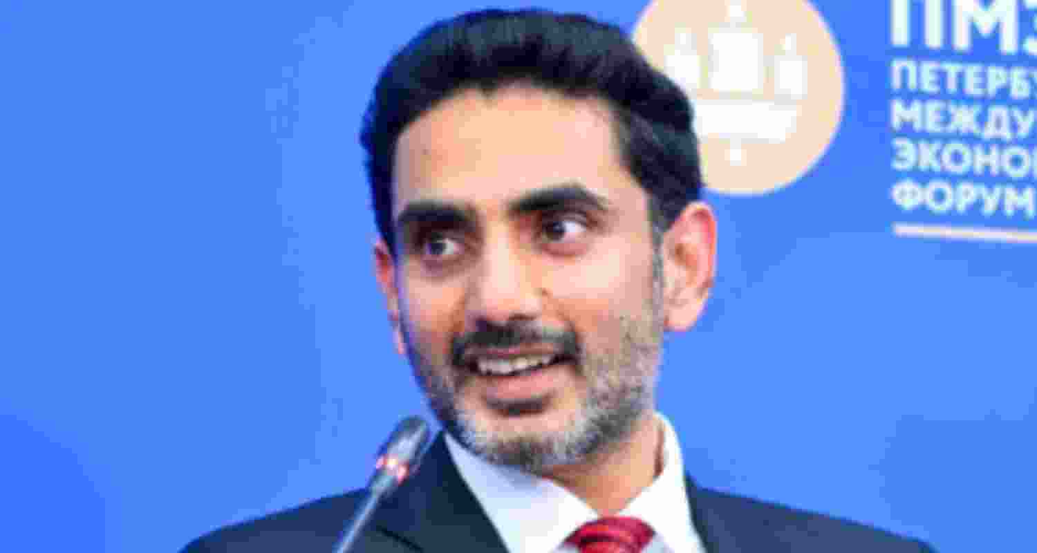 Andhra Pradesh Education Minister Nara Lokesh - file image.