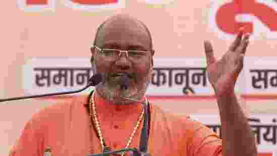 Six people have been arrested for allegedly pelting stones at a police party outside the Dasna Devi temple here on Friday night during a protest against priest Narsinghanand Saraswati's remarks on Prophet Muhammad.