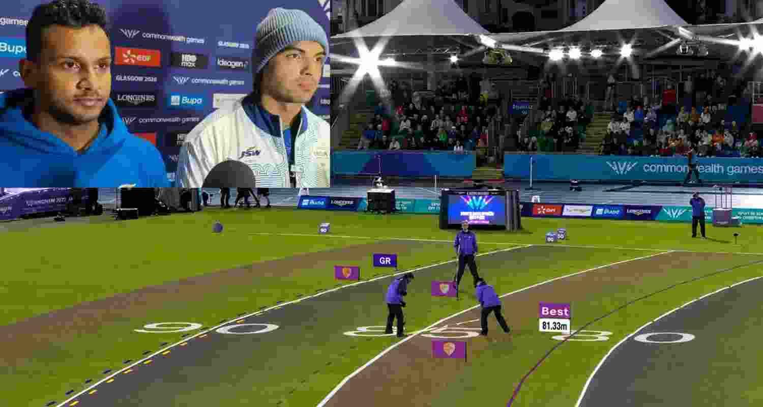 Neeraj Chopra won silver with a season-best throw, while Yash Vir Singh claimed bronze in the men's javelin at the Glasgow Commonwealth Games 2026.