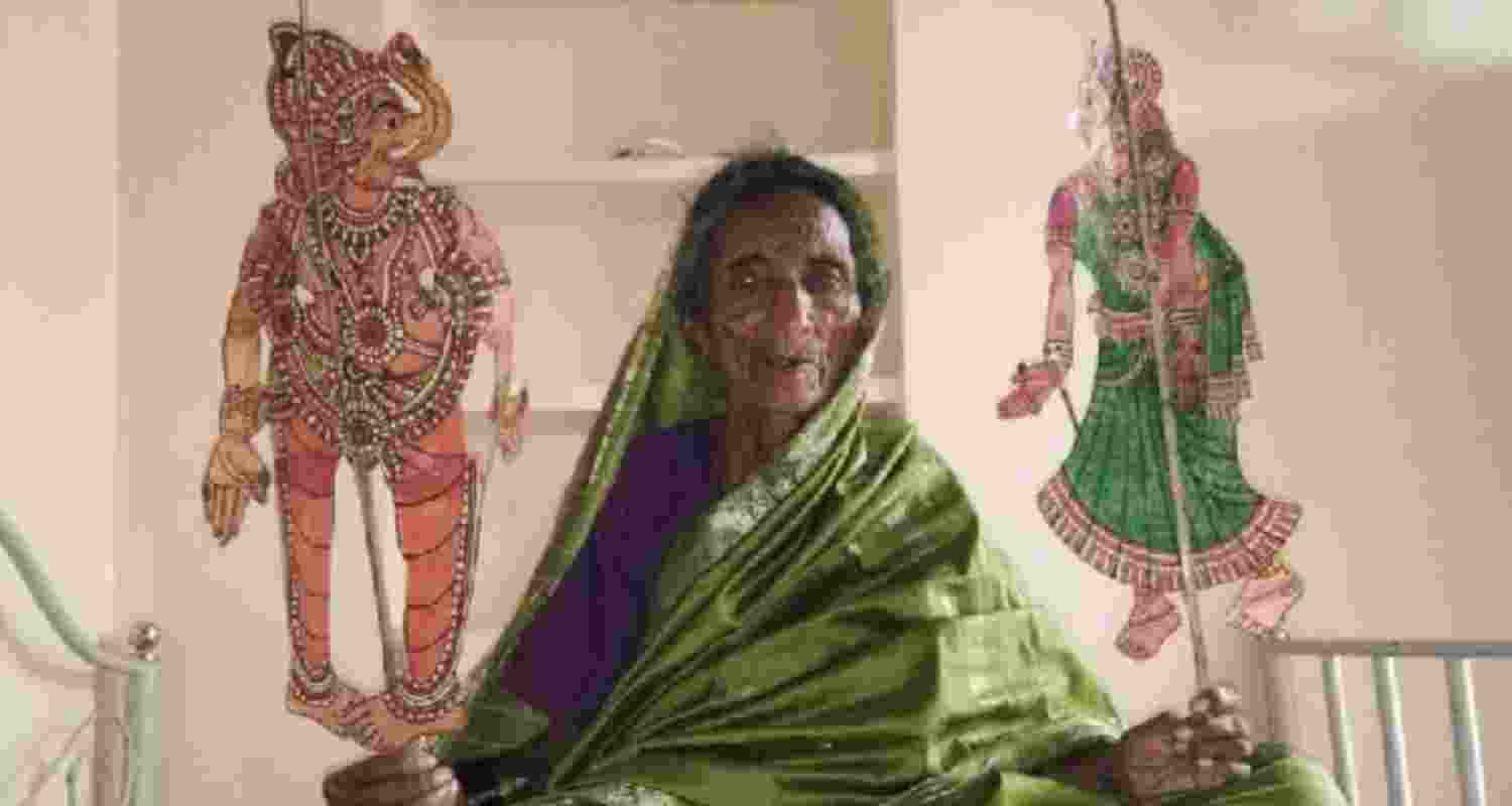 96 yr old  Karnataka  puppeteer conferred Padma award