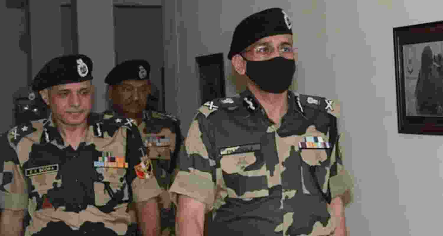 DG BSF visits Jammu , lauds troops for Op Sindhoor contribution