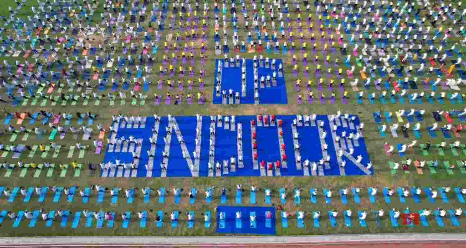 At Air warriors' Yoga session in Delhi, 'Op Sindhoor' resonates
