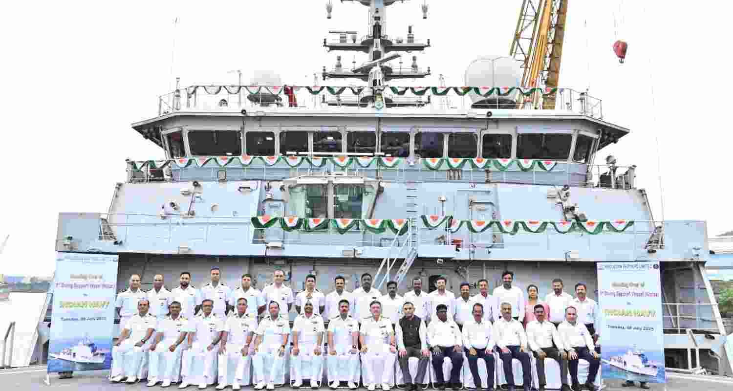 Indian Navy gets first diving support vessel 'Nistar'