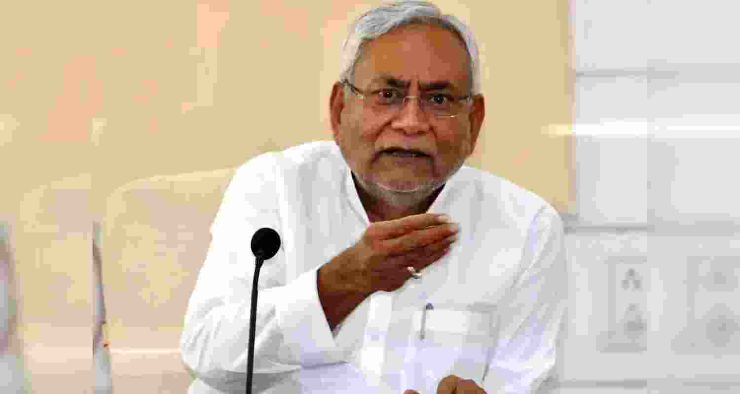 A file photo of Bihar Chief Minister Nitish Kumar.