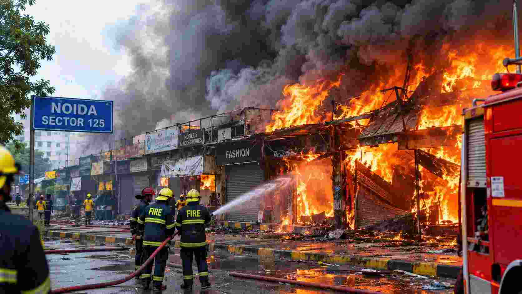 Noida Sector 125 Fire