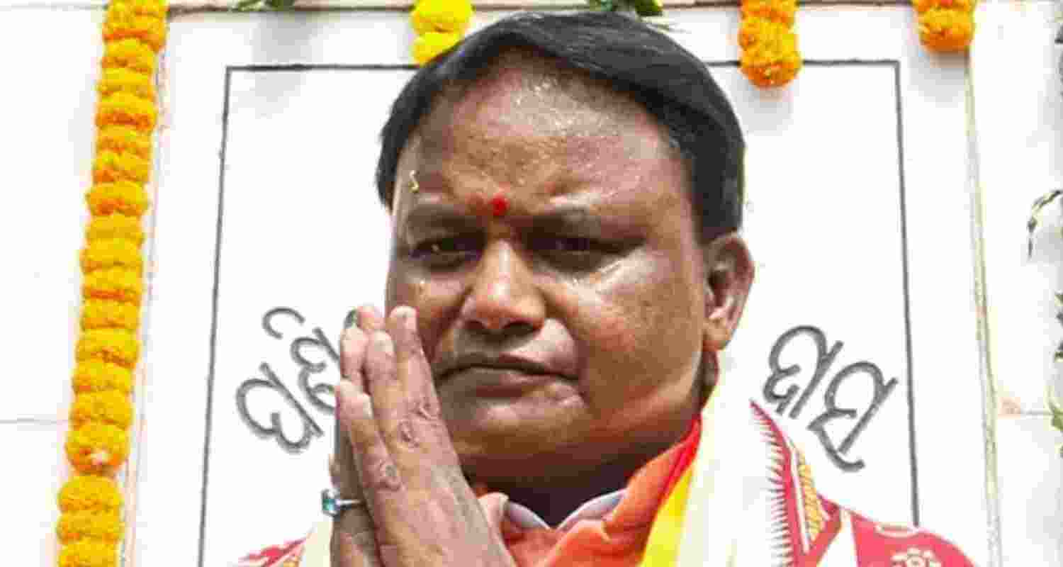 Odisha Chief Minister Mohan Charan Majhi. 