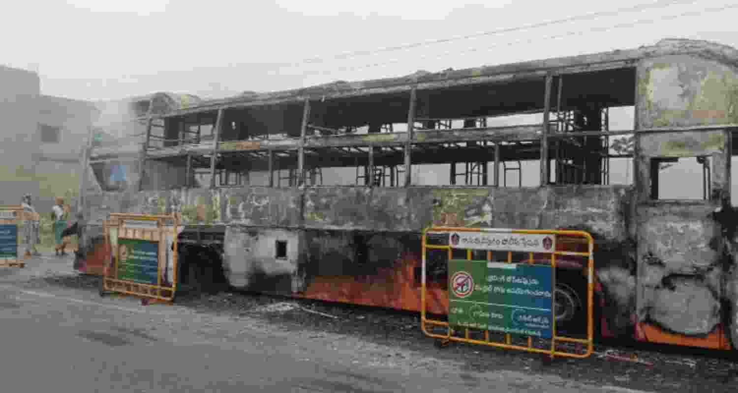 Odisha MLA, 36 passengers escape as bus catches fire