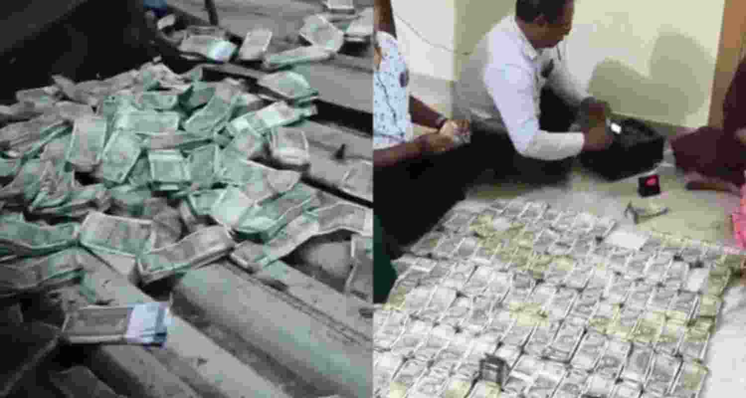 Rs 2 crore found in raids on Odisha engineer, he throws cash from window.
