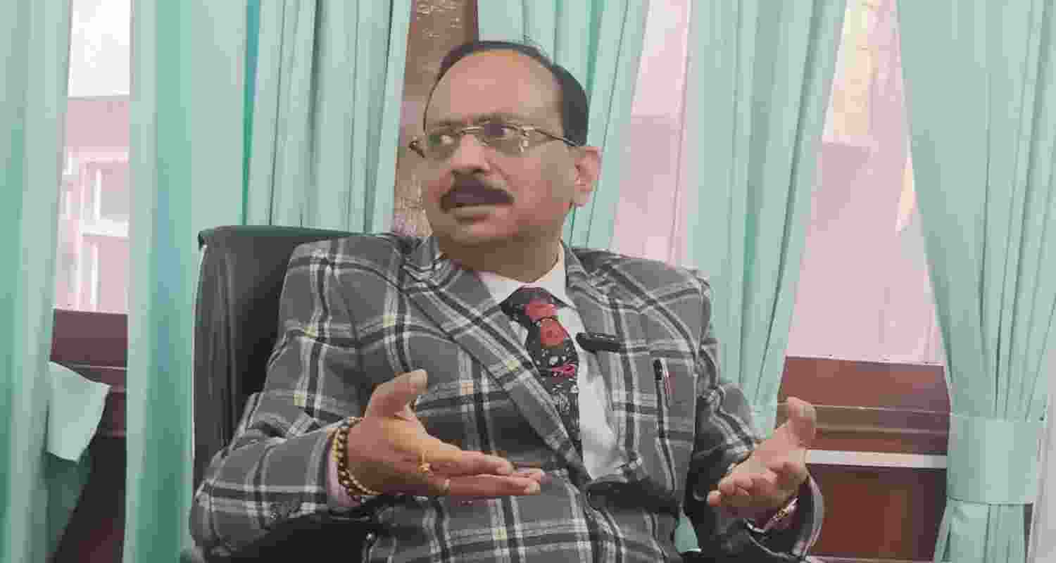 Officiating Chief Secretary Sanjay Gupta.