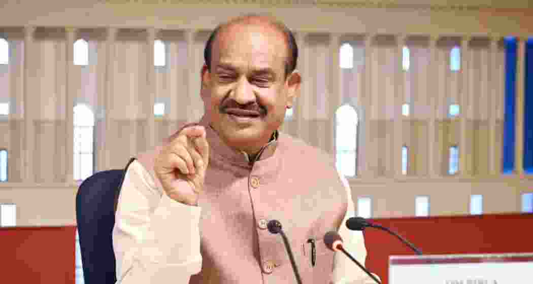 File photo of Lok Sabha Speaker Om Birla.